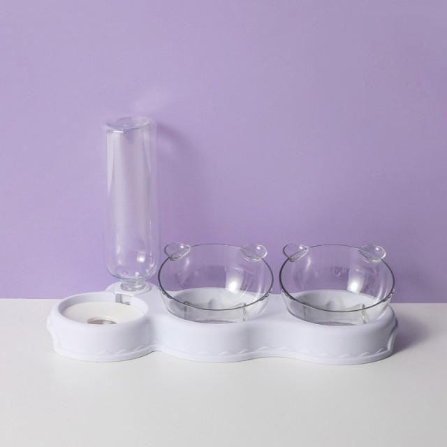 Bebedouro e Comedouro ergonômico para Cães e Gatos - MySix