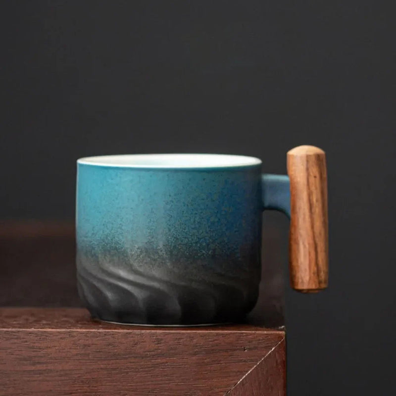 Xícara De Café De Cerâmica Pintadas À Mão