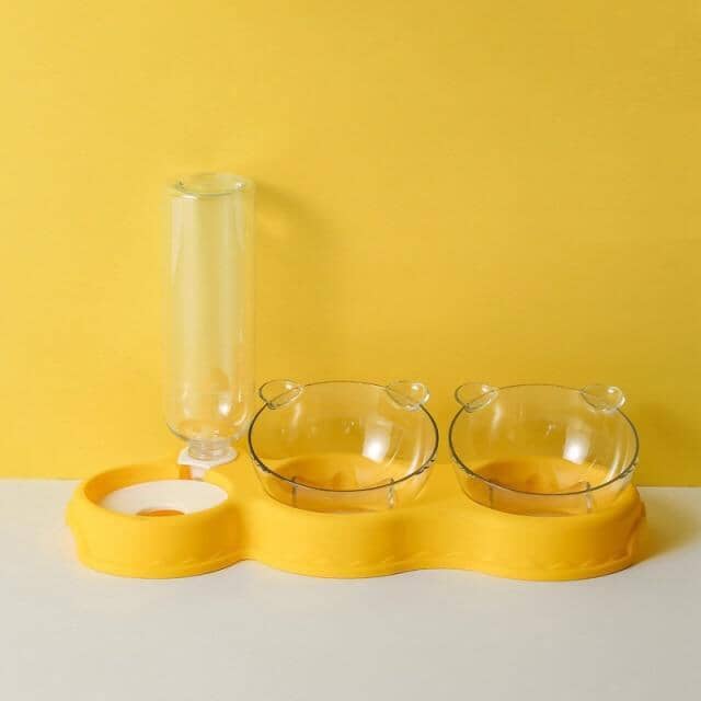 Bebedouro e Comedouro ergonômico para Cães e Gatos - MySix